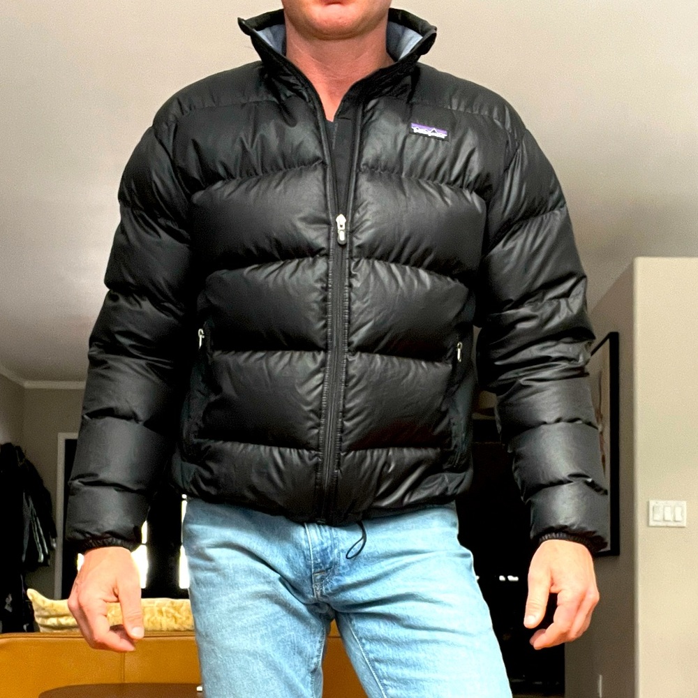 Patagonia Down Puffer Jacket Black Medium